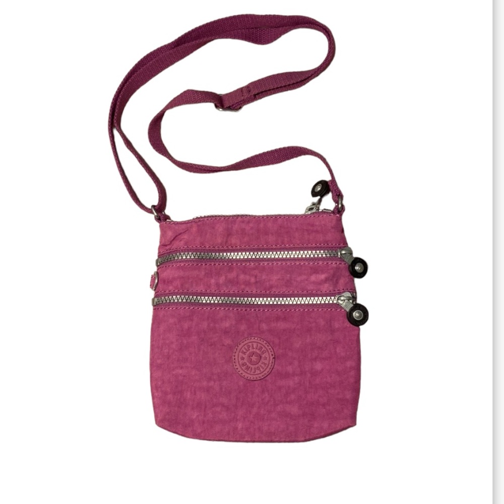 Kipling compact double zipper travel crossbody bag